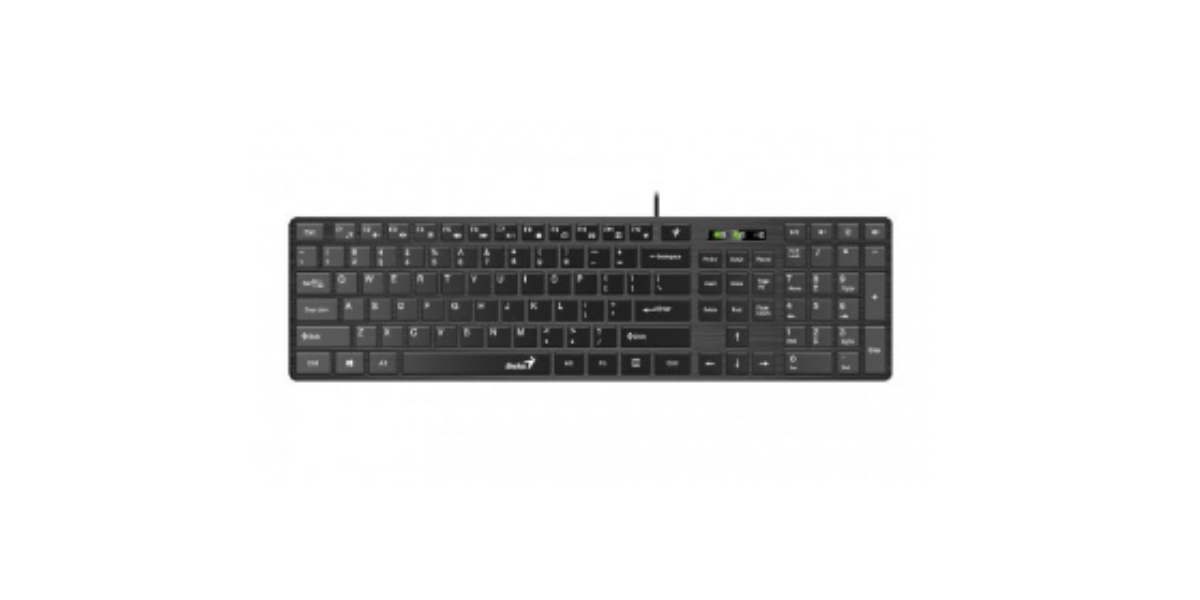 Tastatura Genius SlimStar 126 USB, negru (31310017400) 