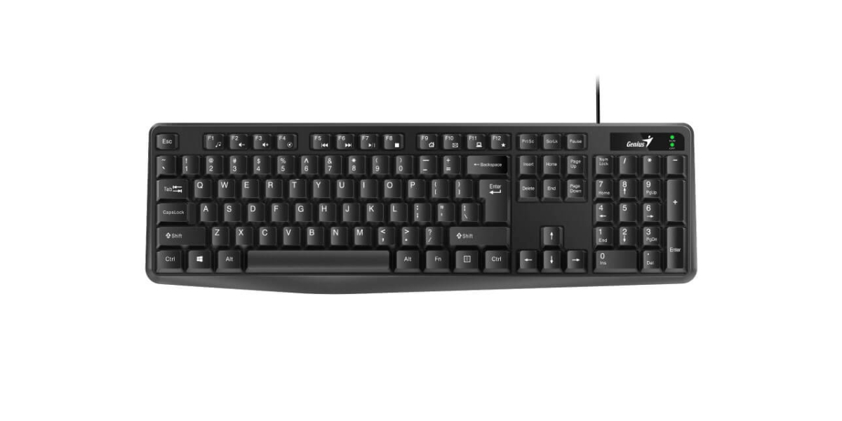 Tastatura Genius USB KB-117, 104 taste, negru 