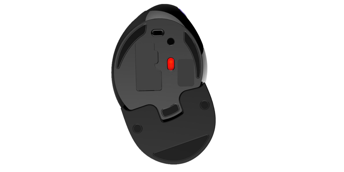 Mouse Delux M618PLUS-GX-BK, optic, 6/1, ergonomic, negru 551021