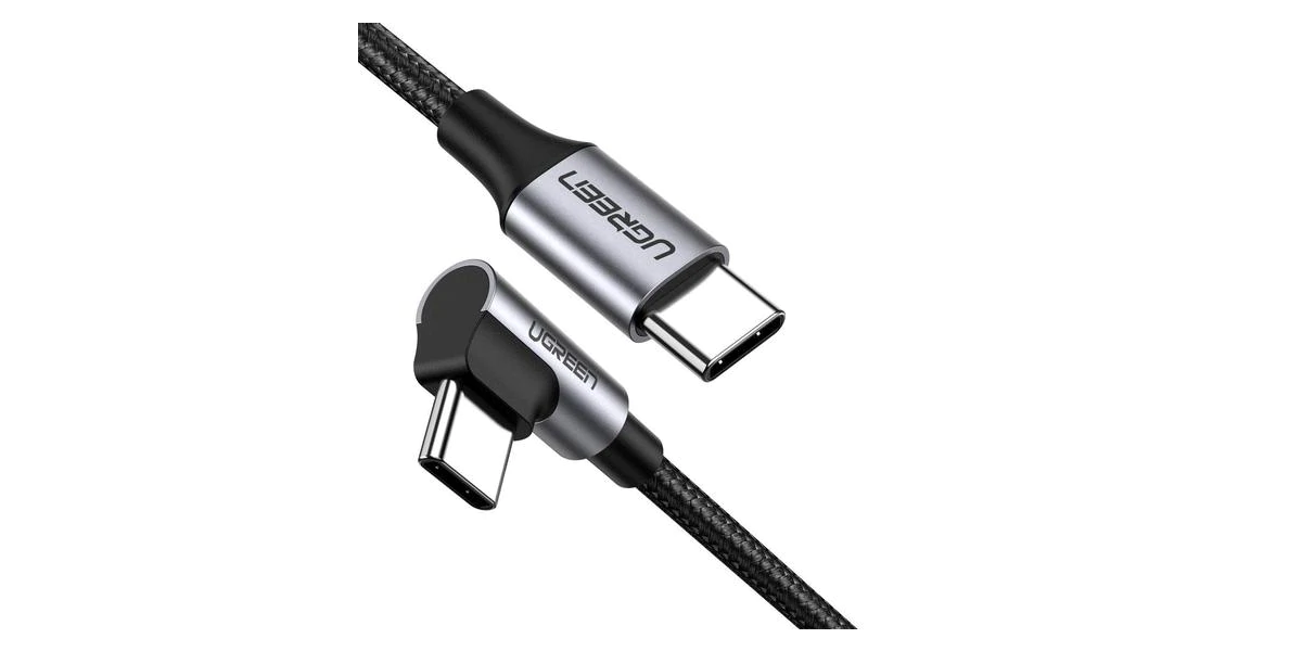 Cablu alimentare si date Ugreen US255, USB Type-C la USB Type-C, 1m, gri 