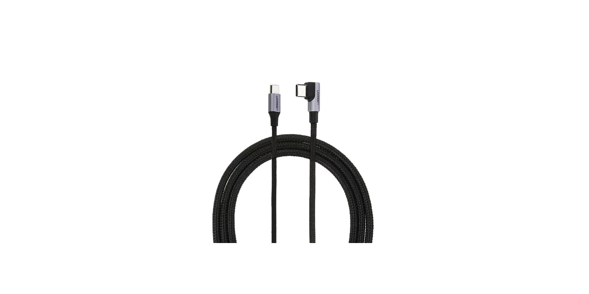 Cablu alimentare si date Ugreen US255, USB Type-C la USB Type-C, 1m, gri...