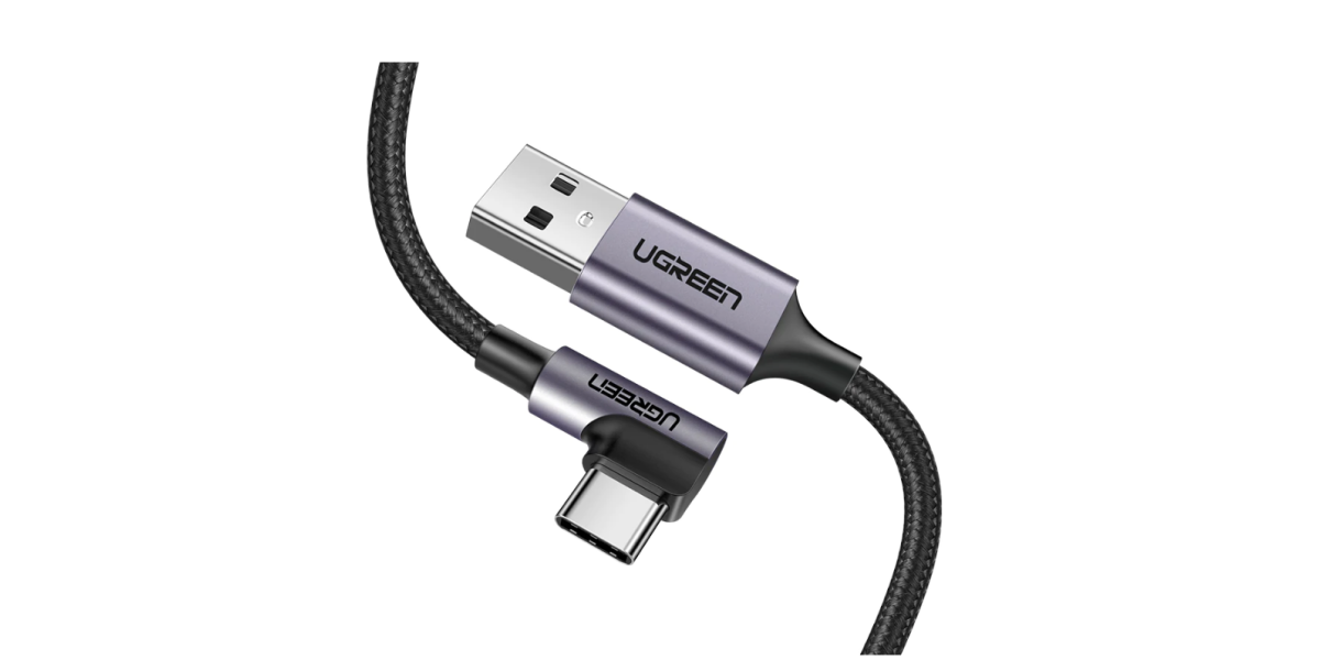 Cablu alimentare si date Ugreen US284, USB la USB Type-C 3A, braided, 3m,...