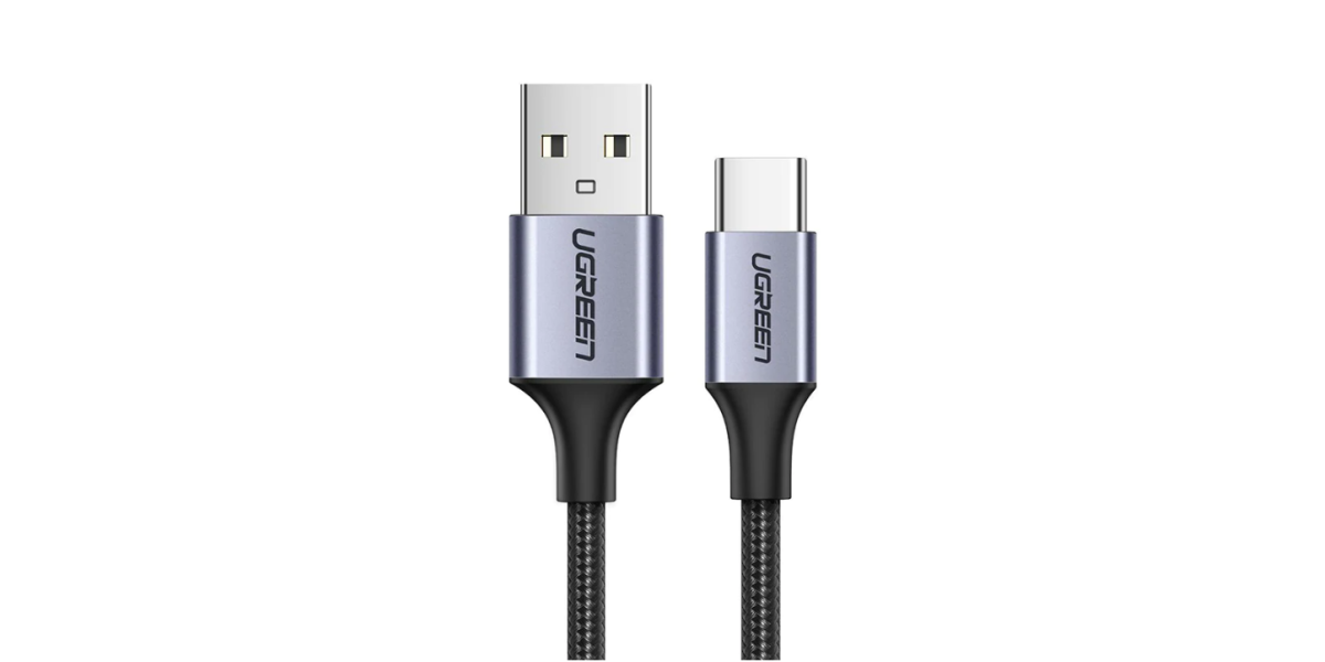 Cablu alimentare si date Ugreen US288, USB la USB Type-C, 3m, gri 