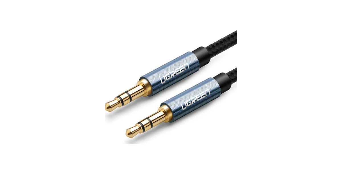 Cablu audio Ugreen AV112, 3.5 mm jack T, 1m, albastru (60179) 