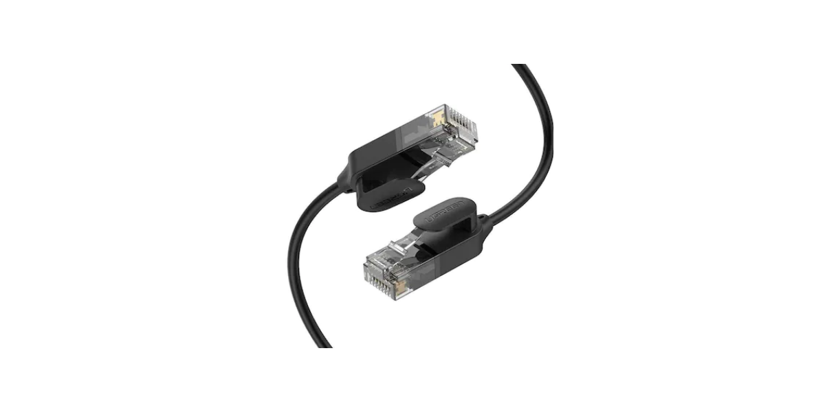 Patch Cord UTP Ugreen Cat6A NW122, cupru, 10 Gbps, 5m, negru 70654 