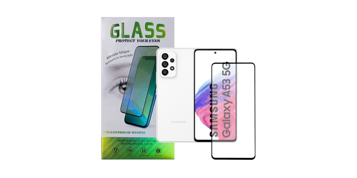 Folie sticla Spacer pentru Samsung Galaxy A53, Tempered Glass, 9H 