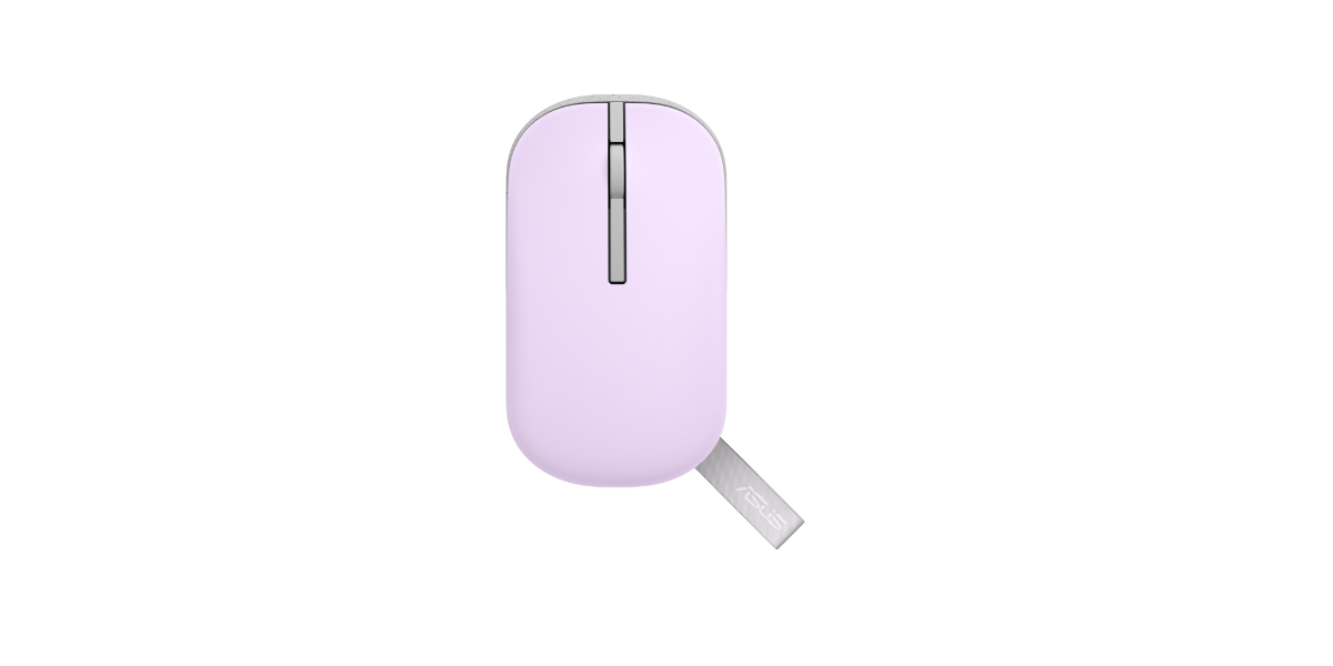 Mouse Wireless Asus Marshmallow MD100 Purple 