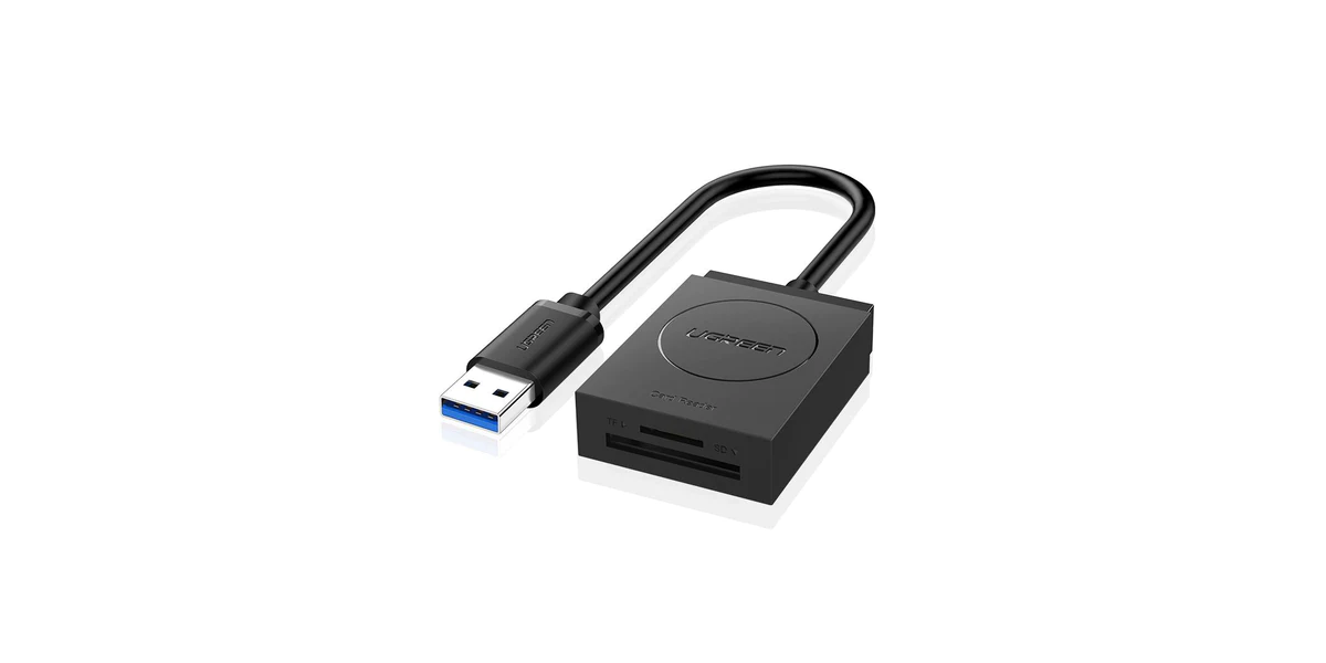 Card Reader extern Ugreen CR127, interfata USB 3.0, ABS, negru 