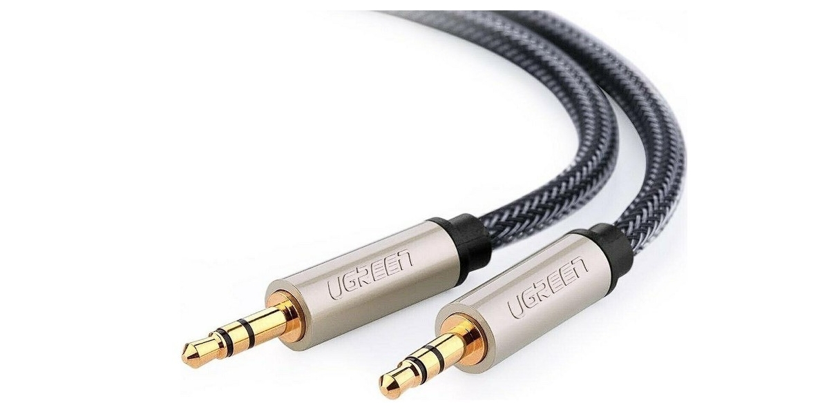 CABLU audio Ugreen, AV125 stereo 3.5 mm jack (T) la 3.5 mm jack (T), braided,...