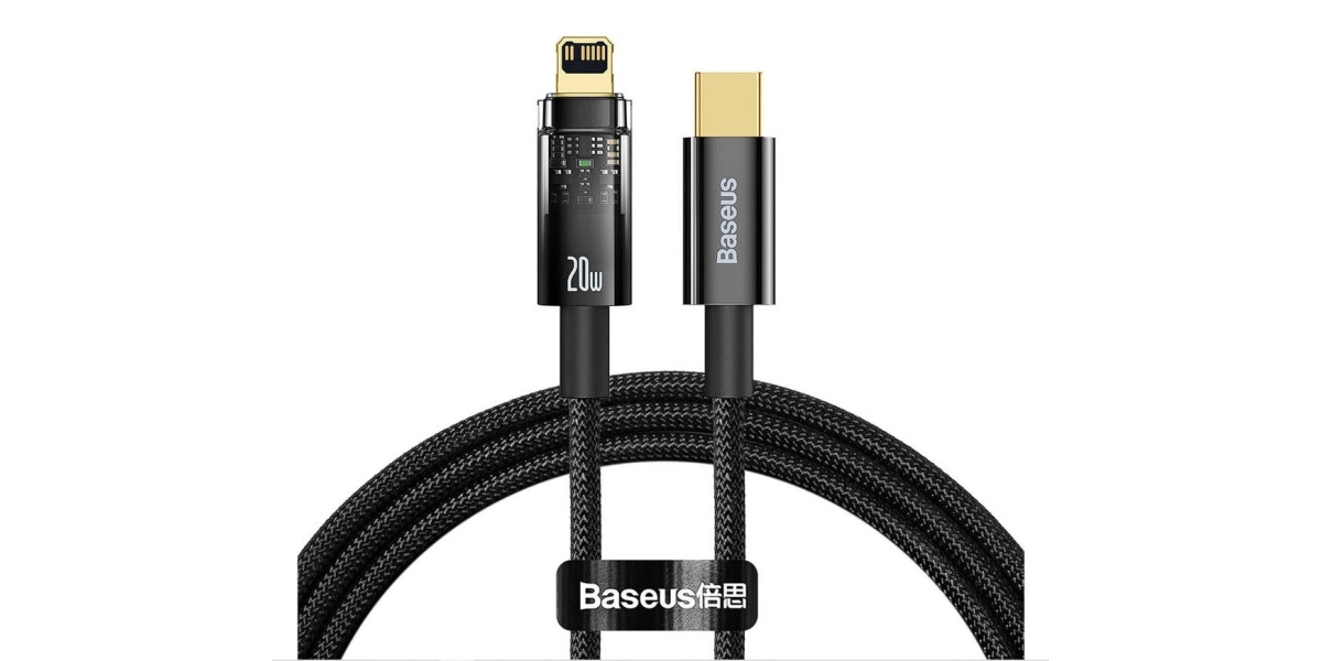 Cablu alimentare si date Baseus Explorer CATS000101, USB Type-C la Lighting...