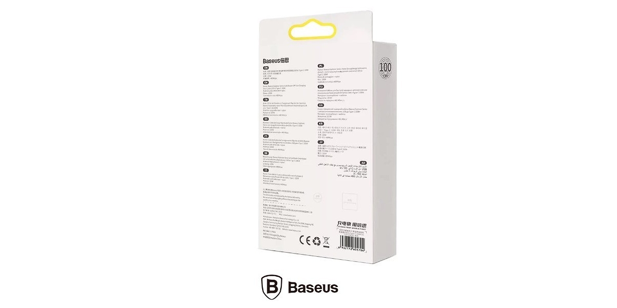 Cablu alimentare si date Baseus Explorer CATS000301, USB la USB Type-C 100W,...