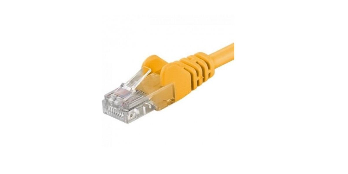 Patchcord UTP RJ45-RJ45 Cat.6 UTP-6-2-Y, 2m, galben, din cupru 