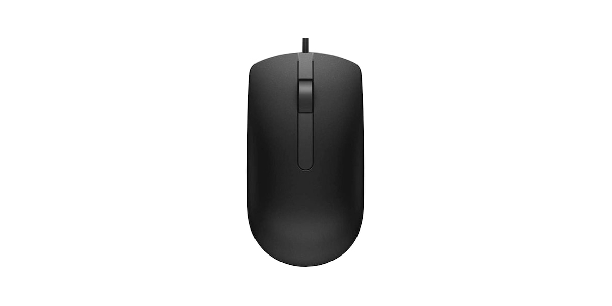 Mouse DELL MS116, 1000 dpi, USB, negru 