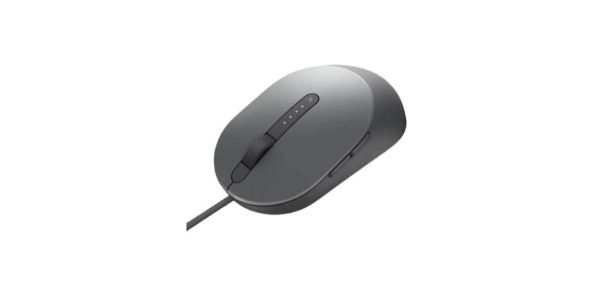 Mouse Dell MS3220 cu fir, 3200 dpi, titan gray 