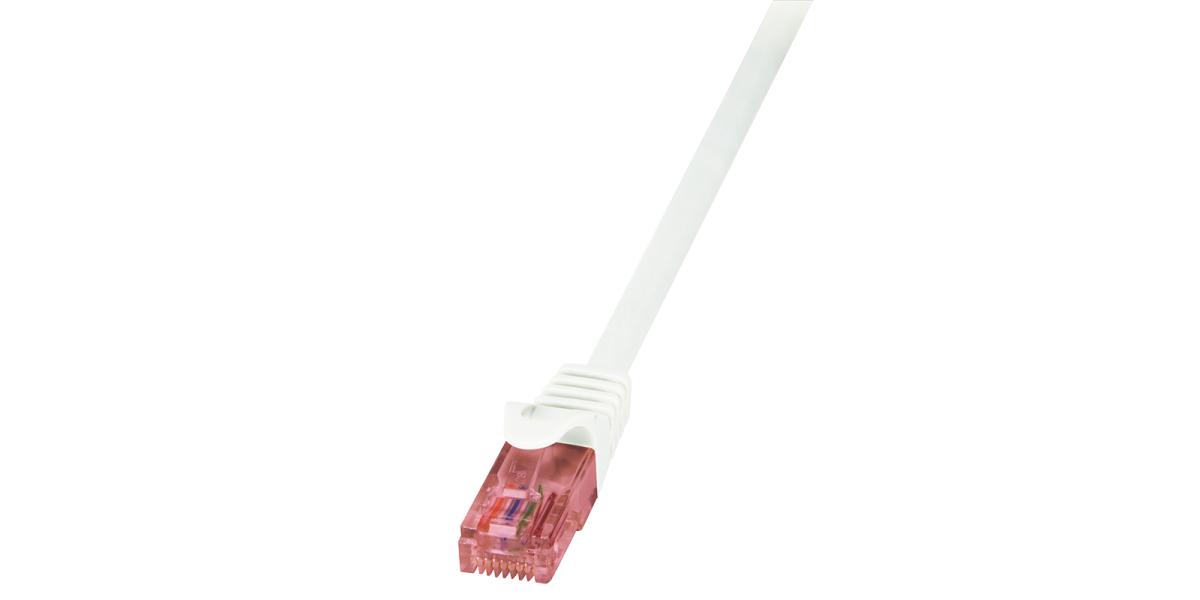 Patch Cord UTP Logilink Cat6 CQ2051U, LSZH, cupru, 2 m, alb, AWG26 