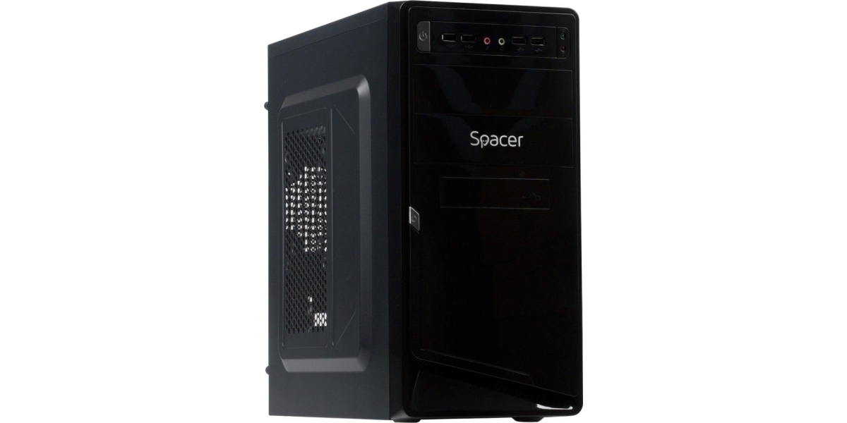 Carcasa Spacer New Mercury, ATX, MidTower, Gaming, sursa 500 (250W for 500W...