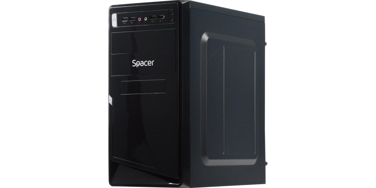 Carcasa Spacer New Mercury, ATX, MidTower, Gaming, sursa 500 (250W for 500W...