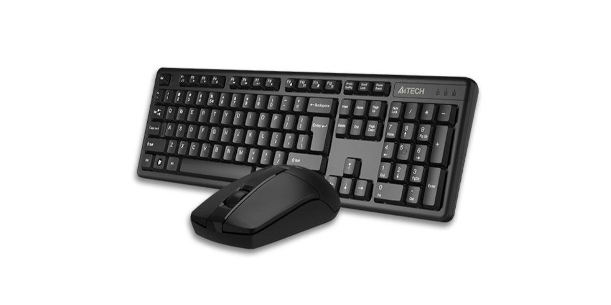 Kit Tastatura si Mouse A4TECH GK-3 + G3-330N, wireless, negru 566896