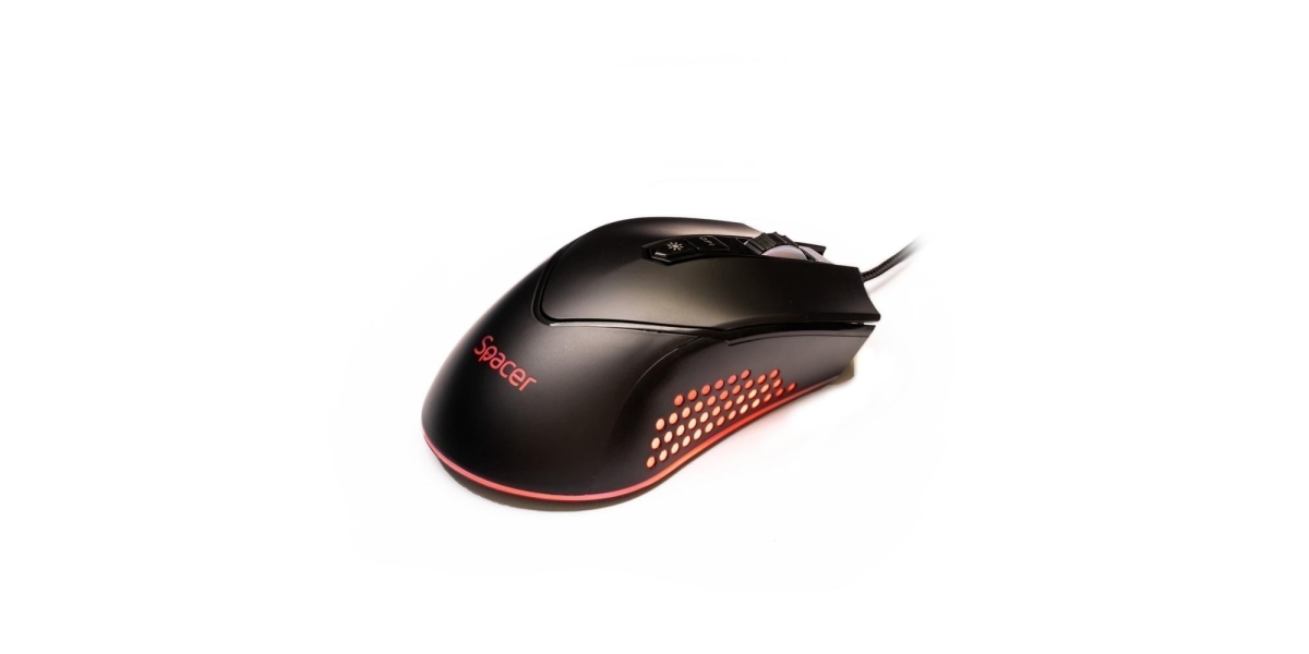 Mouse Spacer Gaming SPGM-ALIEN-NOVA, cu fir, negru 567234