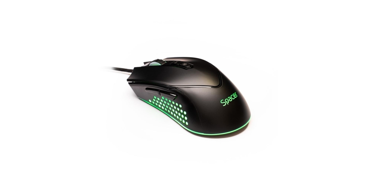 Mouse Spacer Gaming SPGM-ALIEN-NOVA, cu fir, negru 567236