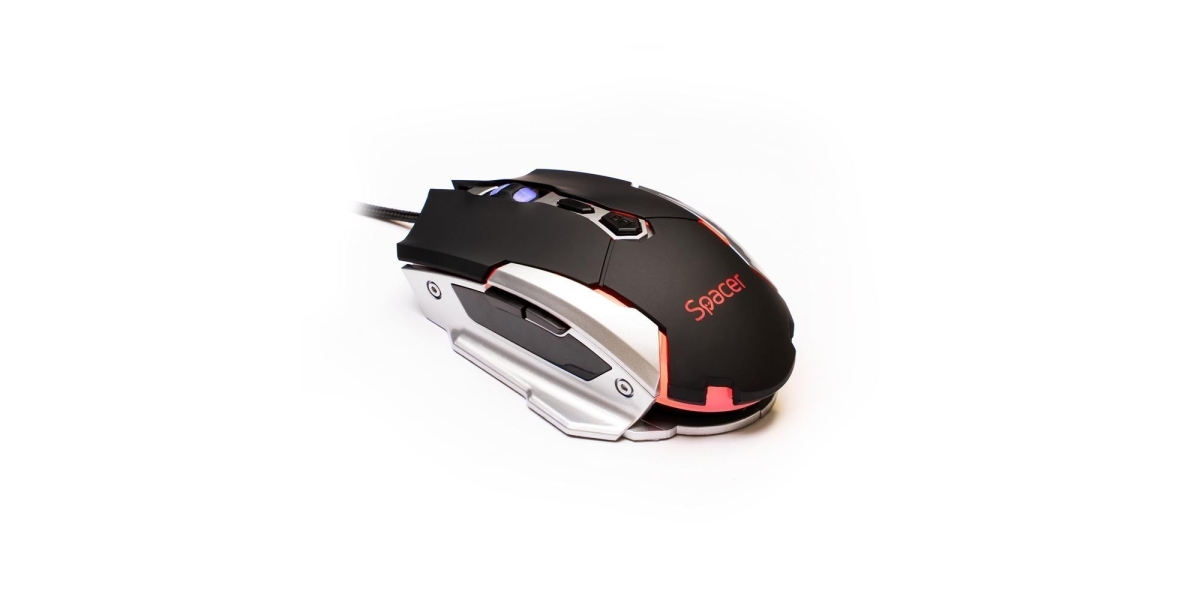 Mouse Spacer Gaming SPGM-PULSAR-LITE, cu fir, negru 567223