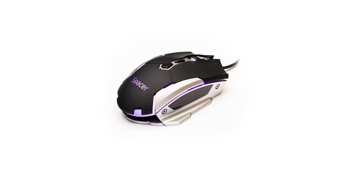 Mouse Spacer Gaming SPGM-PULSAR-LITE, cu fir, negru 567224