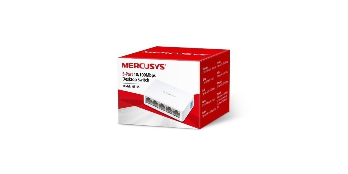 Switch Mercusys MS105, 5 Port, 10/100 Mbps 566881