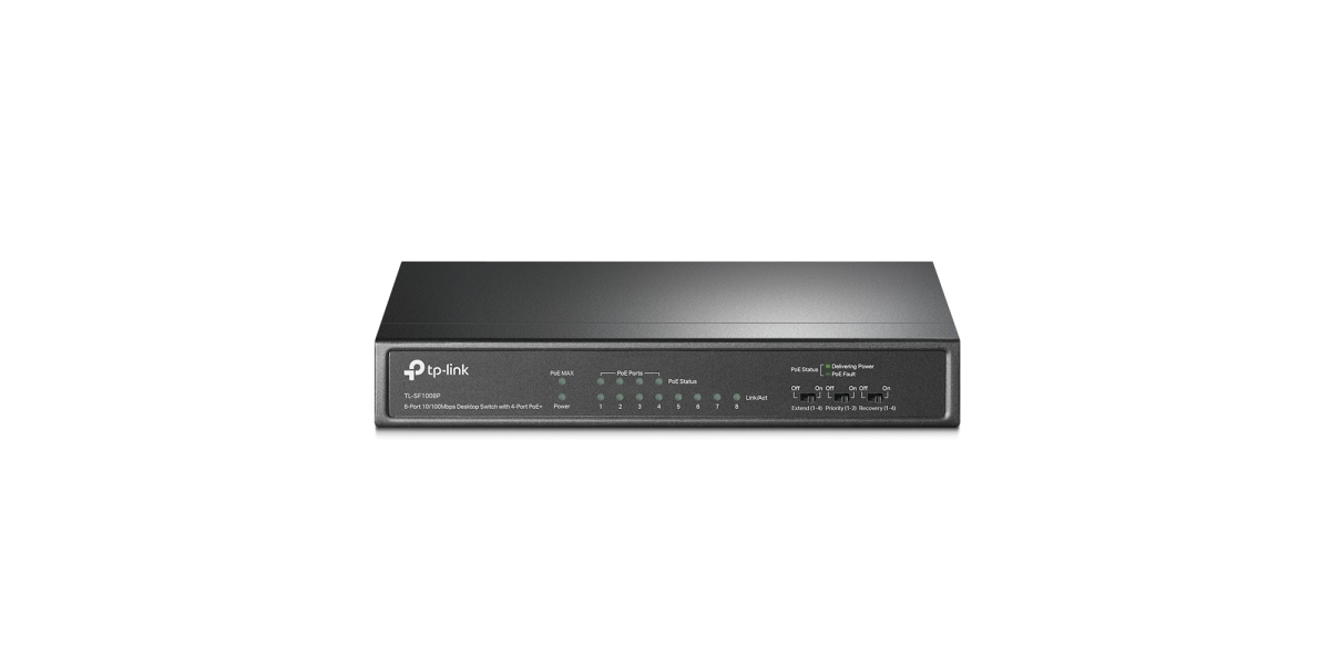 Switch TP-Link TL-SF1008P, 8 port, 10/100 Mbps 