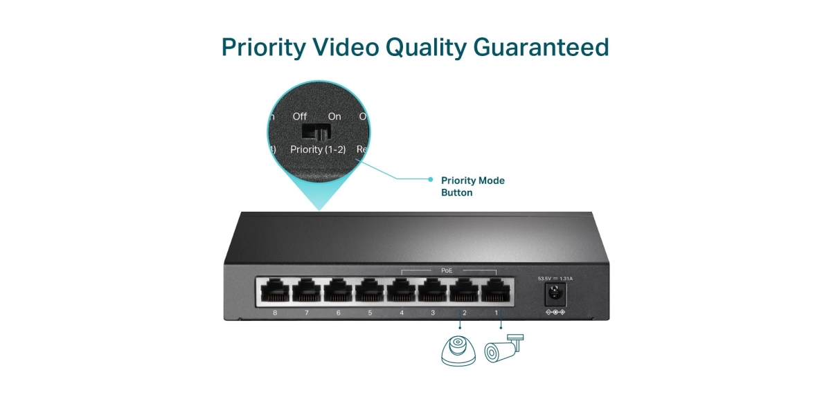 Switch TP-Link TL-SF1008P, 8 port, 10/100 Mbps 566892