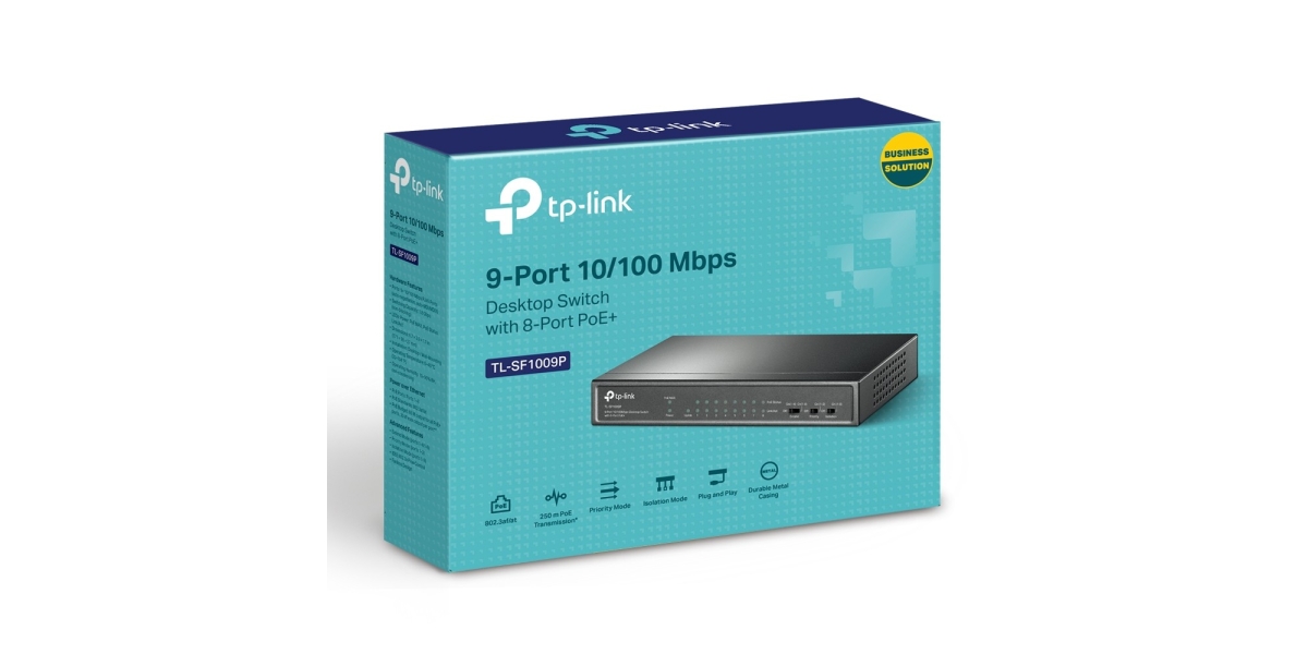 Switch TP-Link TL-SF1009P, 9 port, 10/100 Mbps 566703