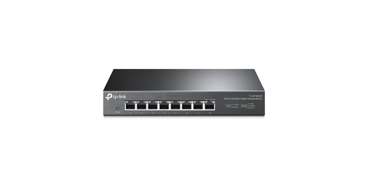 Switch TP-Link TL-SG108-M2, 8 port, 100/1000/2500 Mbps 