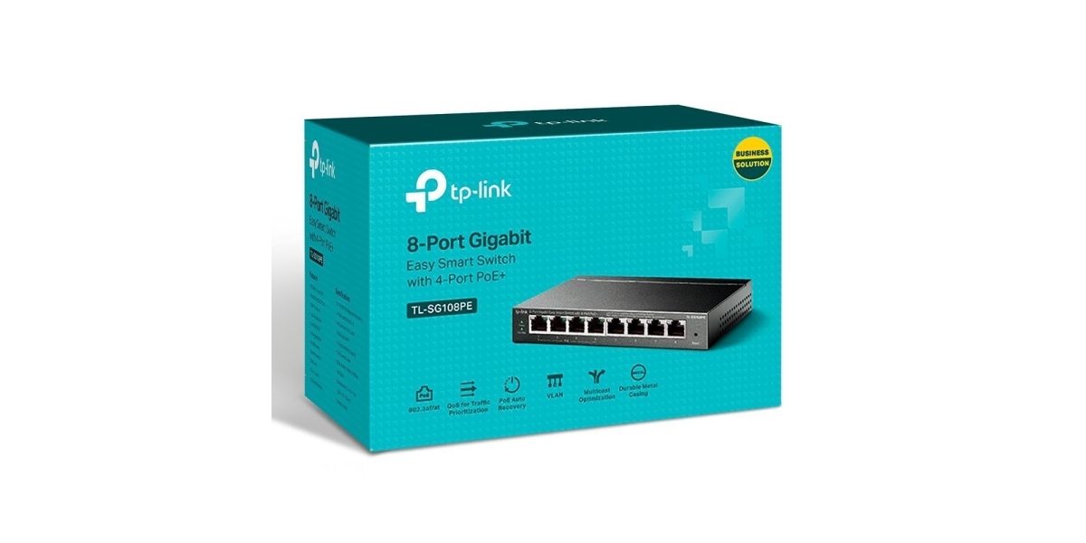 Switch TP-LINK TL-SG108PE, 8 port, 10/100/1000 Mbps 566690