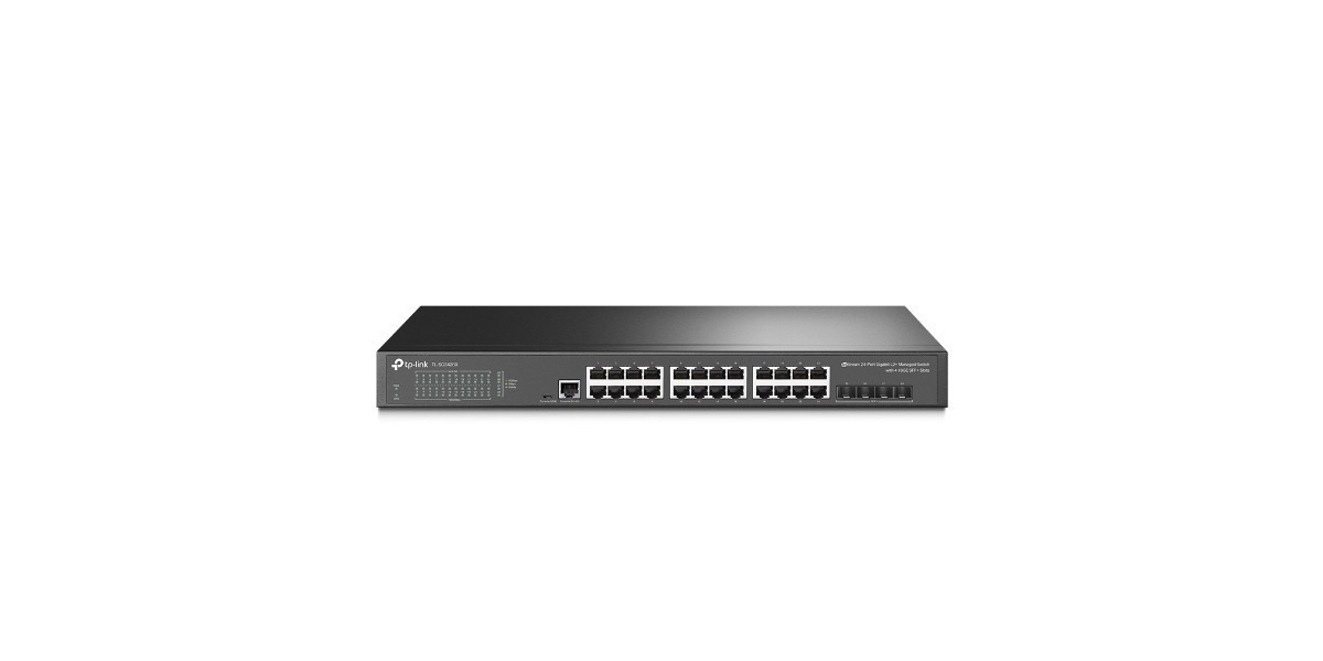 Switch TP-Link TL-SG3428X, cu management L2, 24 x Gigabit, 4 x SFP+ Gigabit 