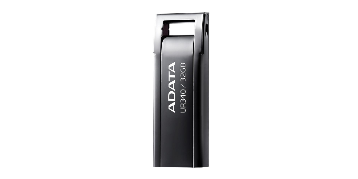 Memorie USB ADATA AROY-UR340 32GB, USB 3.2, Metalic Negru 569099