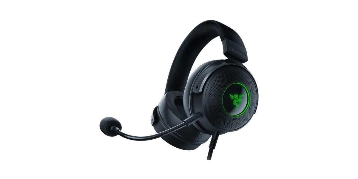 Casti Gaming cu Microfon Razer Kraken V3 RGB cu fir, Negru...