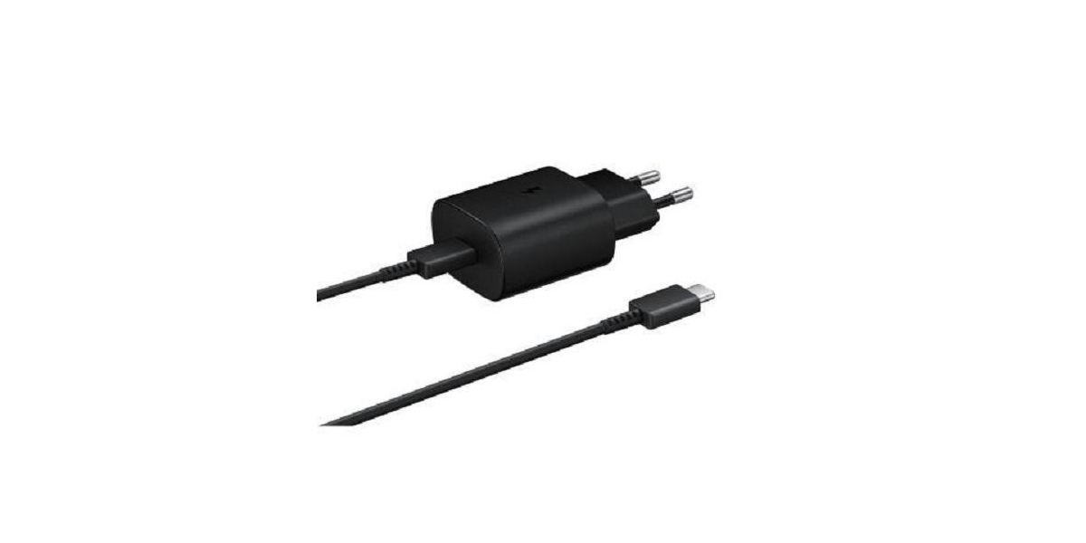 Adaptor Travel Samsung 25W, 1xUSB Type-C, Negru fara cablu 570636