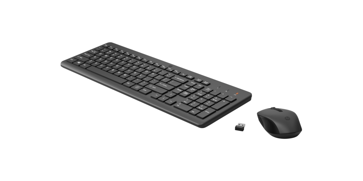 Kit tastatatura si mouse HP 330, wireless, negru 571915