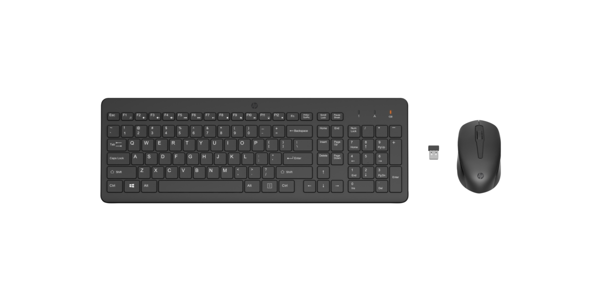 Kit tastatatura si mouse HP 330, wireless, negru 571916