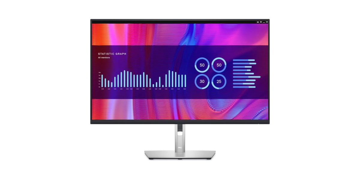 Monitor LED IPS Dell P3223DE, 31.5", WQHD, 5ms, negru 