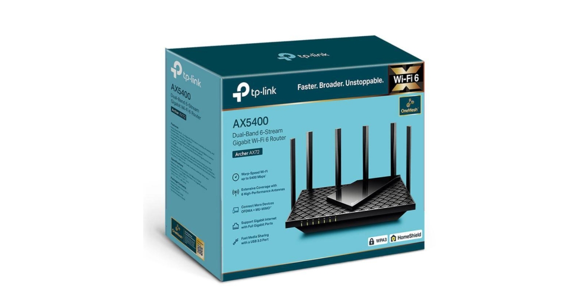 Router wireless TP-LINK Gigabit Archer AX72, AX5400, WiFi 6, Dual-Band 571732