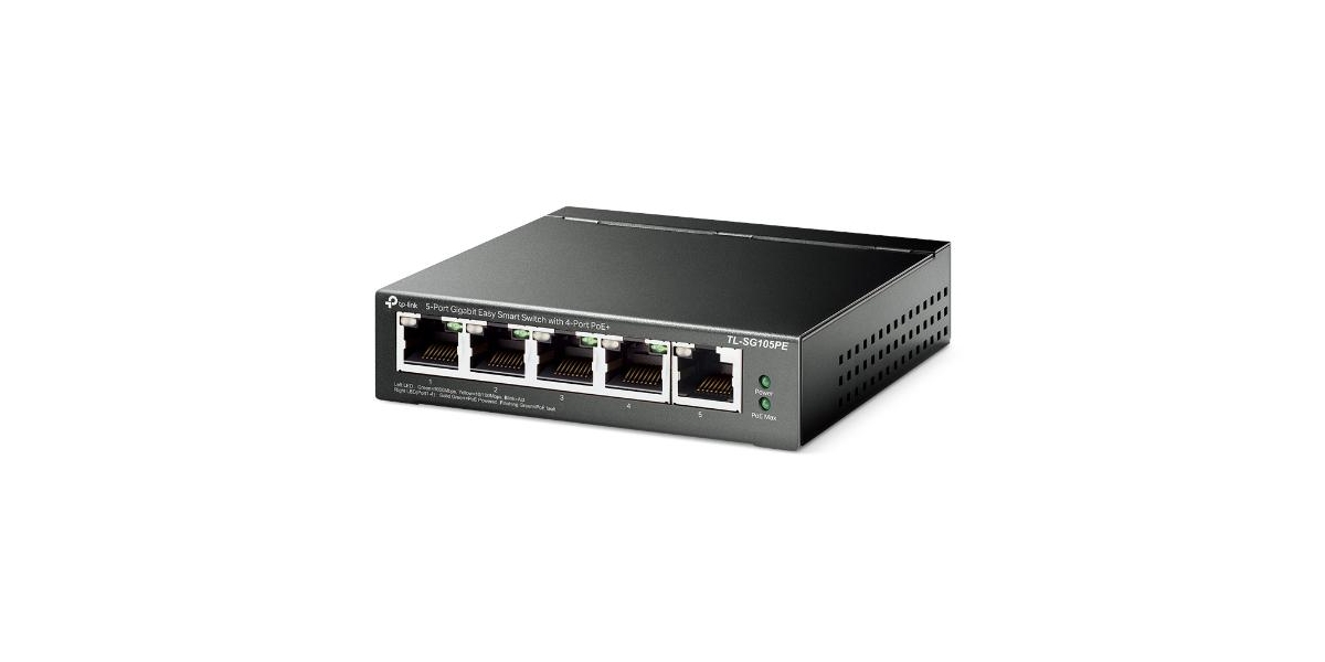 Switch TP-Link TL-SG105PE, 5 porturi Gigabit, POE 571679