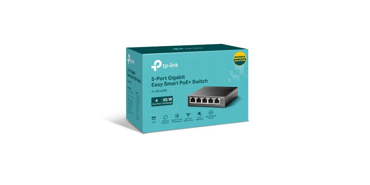 Switch TP-Link TL-SG105PE, 5 porturi Gigabit, POE 571681