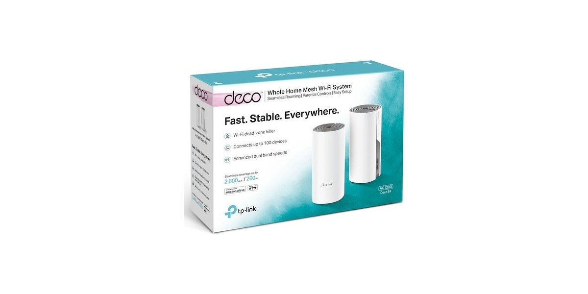 Deco E4 (2-pack) TP-Link AC1200 Sistem Mesh Wi-Fi 583294