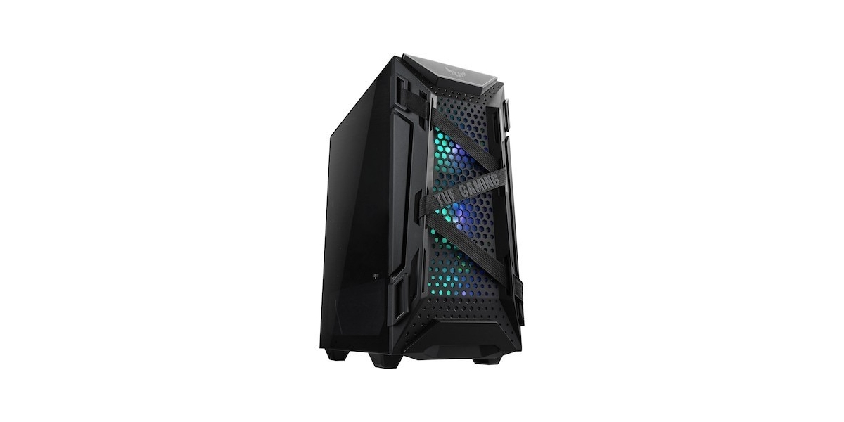 Carcasa ASUS GT301 TUF GAMING, Middle Tower, fara sursa, ATX, Black 