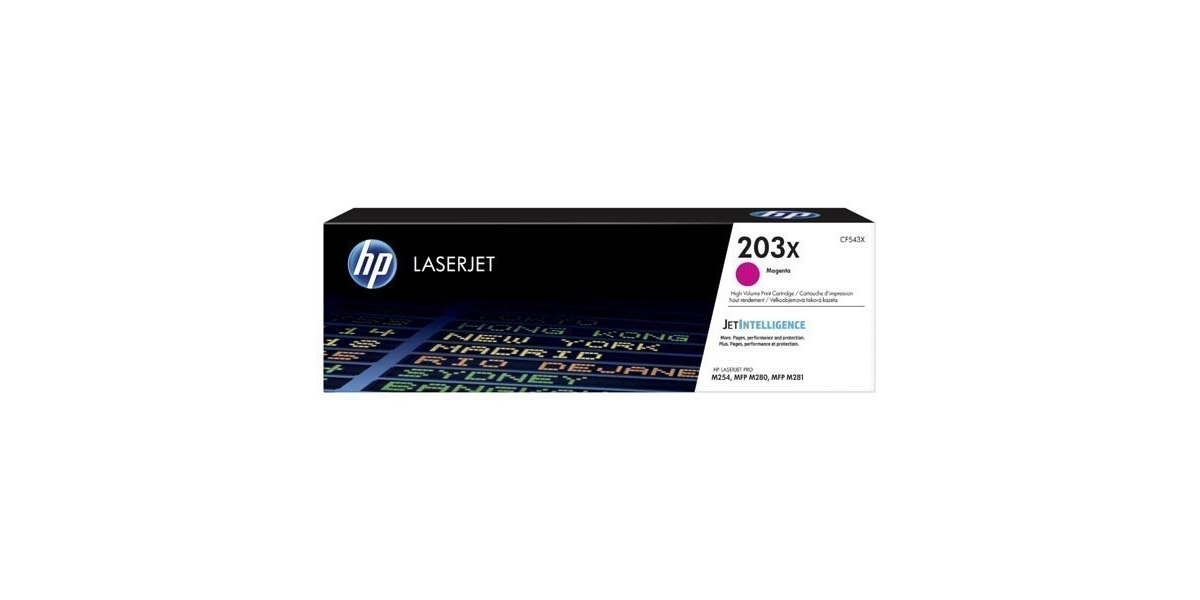 Toner Original HP Magenta CF543X, nr.203X, pentru Color LaserJet Pro M254,...