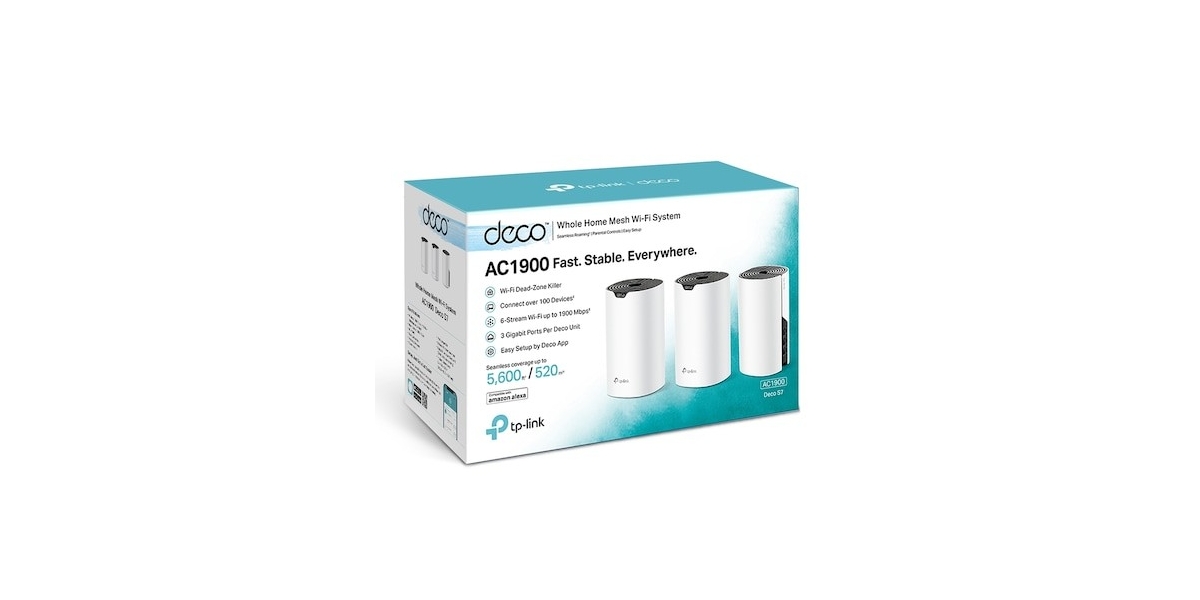 Deco S7 (3-pack) TP-Link - AC1900 Sistem Mesh Wi-Fi 595528