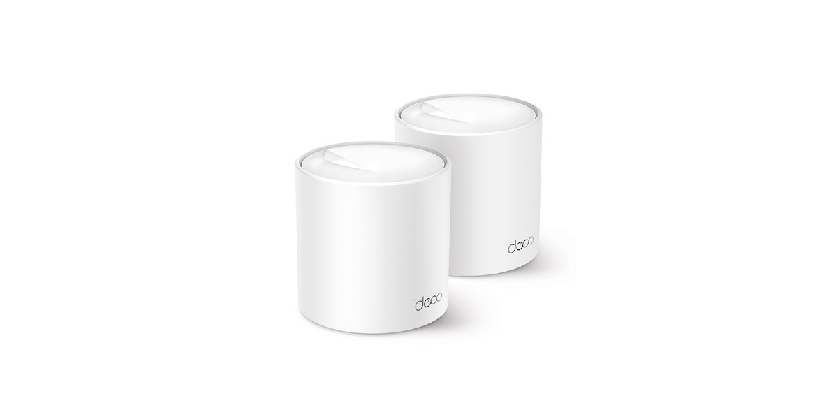 Deco X50 (2-pack) TP-Link - Sistem Mesh Wi-Fi, AX3000, Dual Band, alb 