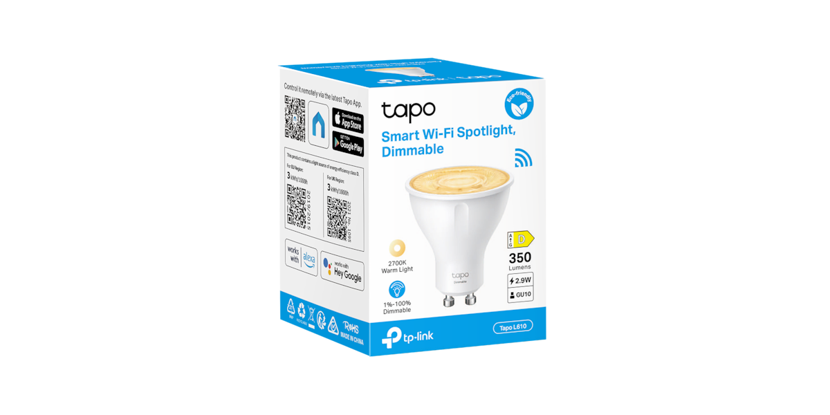 Tapo L610 TP-Link - Bec Led inteligent, 350lm, 2.9W, alb 595565