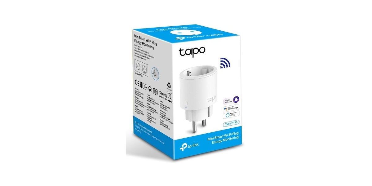 Tapo P115 (1-pack) TP-Link - Priza inteligenta, Bluetooth, WiFi, alb 595518