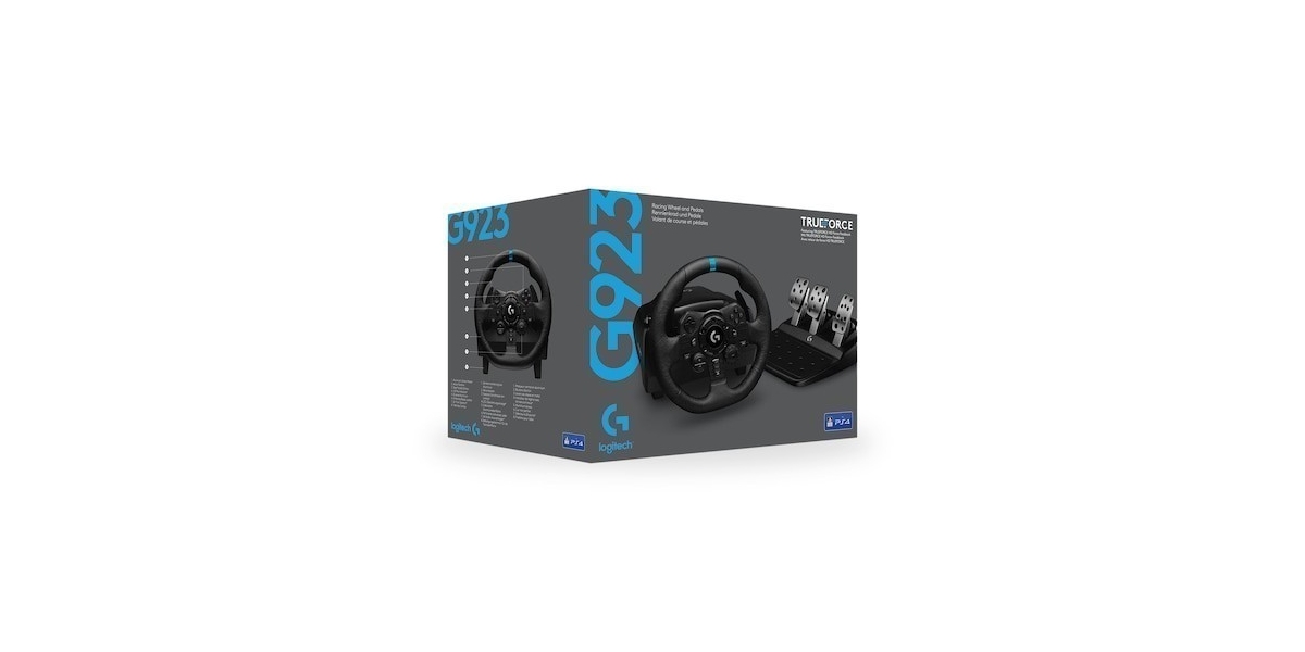 Volan Logitech G923 Trueforce pentru PS5, PS4 and PC, negru 595470